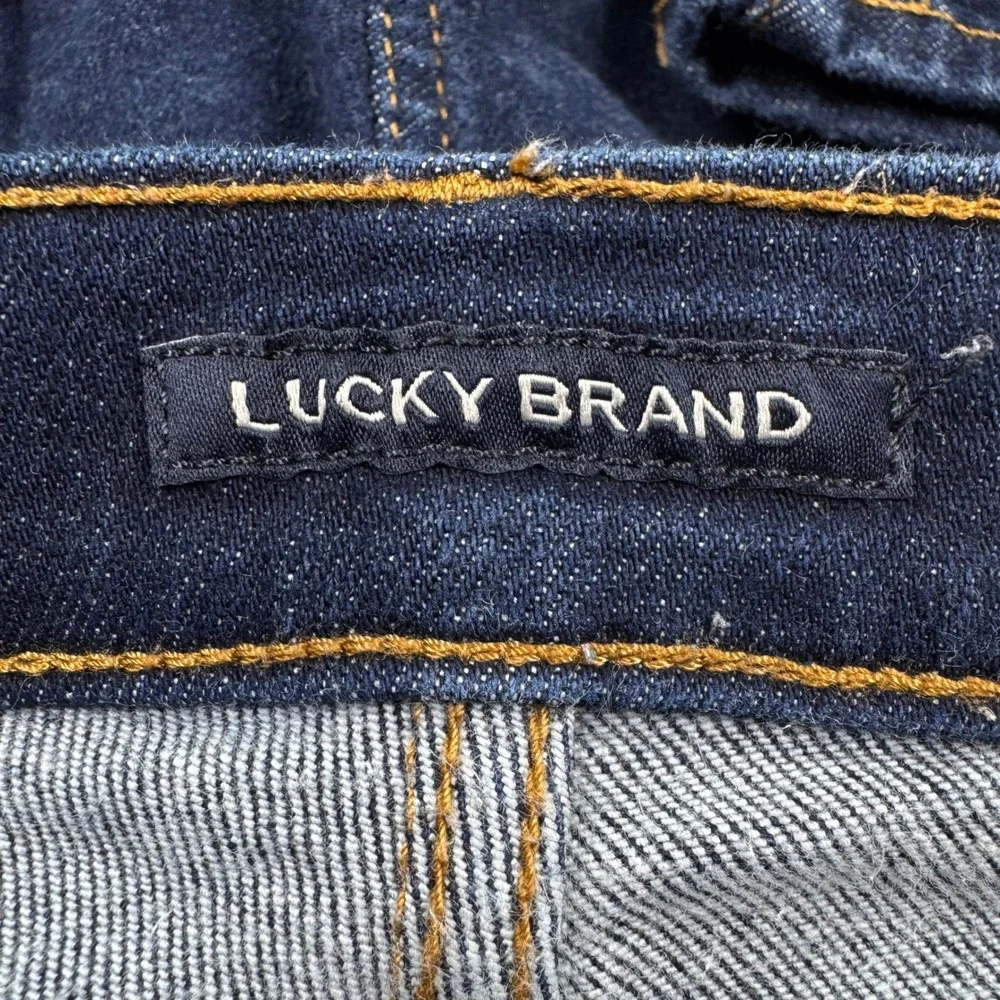Lucky Brand Men's 110 Slim Jeans 36x30 Dark Wash Blue Advanced Stretch Denim
